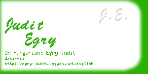 judit egry business card